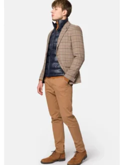 Lancerto Marynarka Amberley MA131223000021 Beżowy Slim Fit