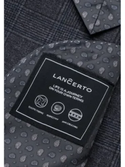 Lancerto Marynarka Annecy MA073226000014 Szary Regular Fit