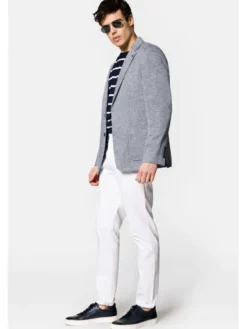 Lancerto Marynarka Archidona MA131123000014 Niebieski Slim Fit