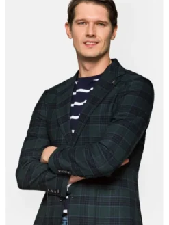 Lancerto Marynarka Augusta 2 Zielony Slim Fit