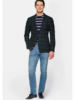 Lancerto Marynarka Augusta 2 Zielony Slim Fit