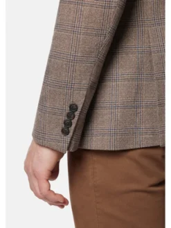Lancerto Marynarka Awinion MA131124000013 Beżowy Slim Fit