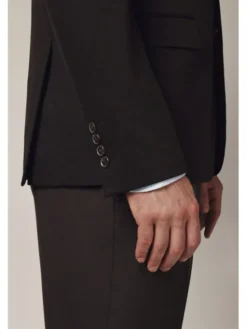 Lancerto Marynarka Bagnone MA131225000007 Brązowy Slim Fit