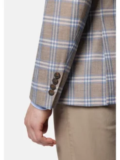 Lancerto Marynarka Bosconita MA131124000008 Szary Slim Fit