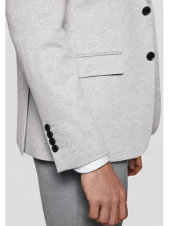 Lancerto Marynarka Budoni MA131125000007 Szary Slim Fit