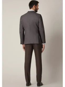 Lancerto Marynarka Calascio MA131225000002 Brązowy Slim Fit