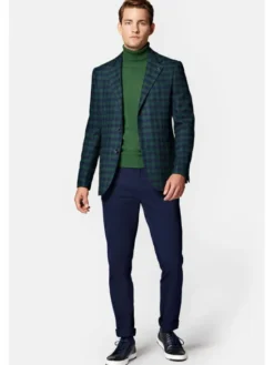 Lancerto Marynarka Canonbie MA131223000018 Zielony Slim Fit