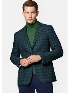 Lancerto Marynarka Canonbie MA131223000018 Zielony Slim Fit