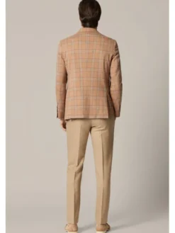 Lancerto Marynarka Carloforte MA131126000026 Brązowy Slim Fit