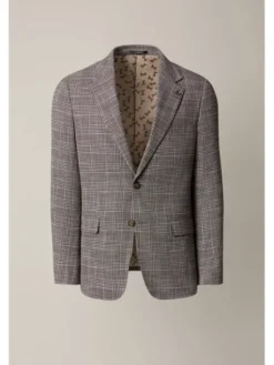 Lancerto Marynarka Castelbuono MA131126000028 Brązowy Regular Fit