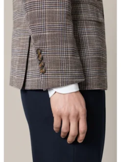 Lancerto Marynarka Castelbuono MA131126000028 Brązowy Regular Fit