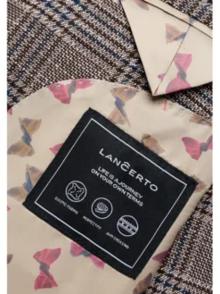 Lancerto Marynarka Castelbuono MA131126000028 Brązowy Regular Fit
