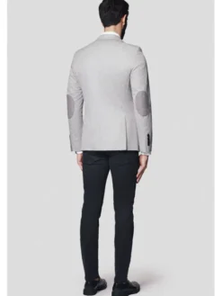 Lancerto Marynarka Cesena MA131224000005 Szary Slim Fit