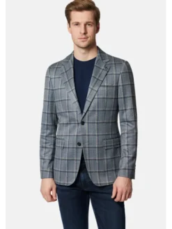 Lancerto Marynarka Cincinnati MA131124000007 Szary Slim Fit