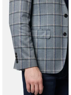 Lancerto Marynarka Cincinnati MA131124000007 Szary Slim Fit