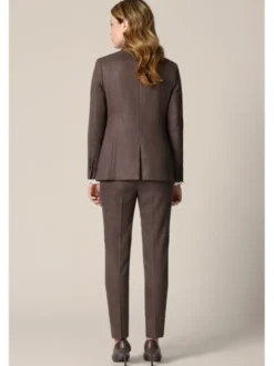 Lancerto Marynarka Cortona MA131126000041 Brązowy Regular Fit