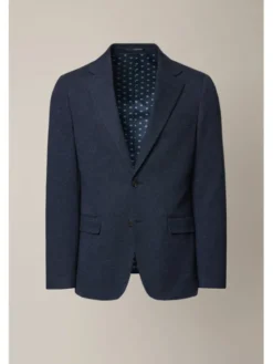Lancerto Marynarka Craco MA131225000009 Granatowy Slim Fit