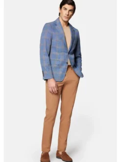 Lancerto Marynarka Easley MA131124000019 Niebieski Slim Fit