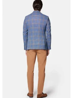 Lancerto Marynarka Easley MA131124000019 Niebieski Slim Fit