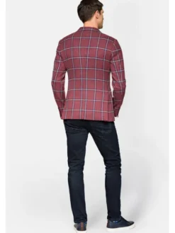Lancerto Marynarka Eleonora Bordowy Slim Fit