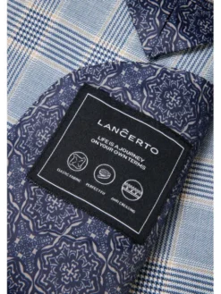 Lancerto Marynarka Elwick MA131124000022 Niebieski Regular Fit