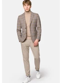 Lancerto Marynarka Falstone MA131223000013 Beżowy Slim Fit