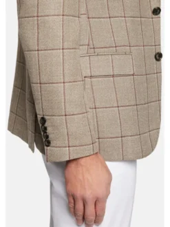 Lancerto Marynarka Fontana MA073124000008 Beżowy Slim Fit