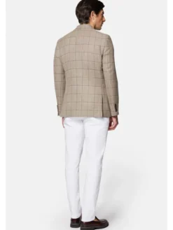 Lancerto Marynarka Fontana MA073124000008 Beżowy Slim Fit