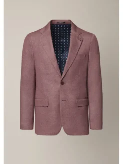 Lancerto Marynarka Glorenza MA131225000013 Bordowy Slim Fit