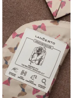Lancerto Marynarka Grenoble MA073226000011 Brązowy Regular Fit