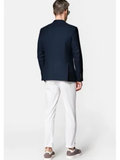 Lancerto Marynarka Imperia MA131123000005.GRANAT Granatowy Slim Fit