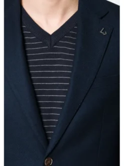 Lancerto Marynarka Imperia MA131123000005.GRANAT Granatowy Slim Fit