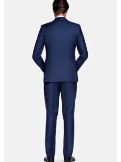 Lancerto Marynarka Lincoln MA0012132010083 Granatowy Slim Fit
