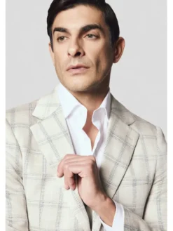 Lancerto Marynarka Milazzo MA131125000015 Beżowy Slim Fit