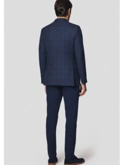Lancerto Marynarka Modesto MA073224000008 Granatowy Slim Fit