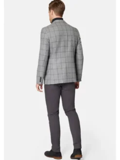 Lancerto Marynarka Odense MA099223000002 Szary Slim Fit