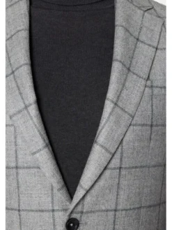 Lancerto Marynarka Odense MA099223000002 Szary Slim Fit