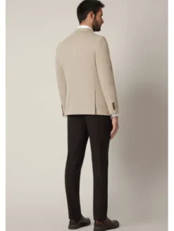 Lancerto Marynarka Offida MA131225000006 Beżowy Slim Fit