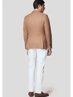 Lancerto Marynarka Oliena MA131125000014 Brązowy Slim Fit
