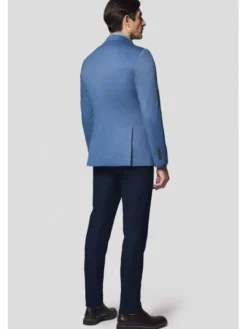 Lancerto Marynarka Orosei MA131125000011 Granatowy Slim Fit
