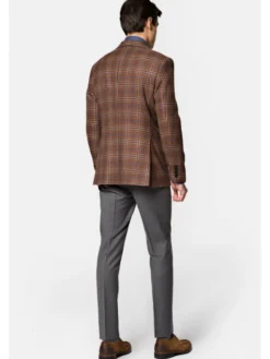 Lancerto Marynarka Palmdale MA099222000009 Brązowy Slim Fit