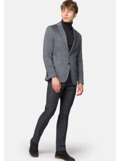 Lancerto Marynarka Palmerstone MA131223000012 Szary Slim Fit