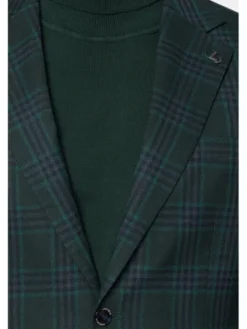 Lancerto Marynarka Rochefort MA131223000004 Zielony Slim Fit