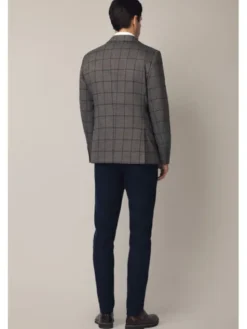 Lancerto Marynarka Sestola MA131225000019 Brązowy Slim Fit