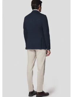 Lancerto Marynarka Sezze MA131224000006 Granatowy Slim Fit