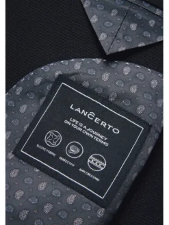 Lancerto Marynarka Terlizzi MA131224000007 Czarny Slim Fit