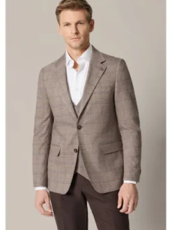 Lancerto Marynarka Tirano MA131126000003 Beżowy Slim Fit