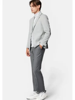 Lancerto Marynarka Tortosa MA131223000005 Szary Slim Fit