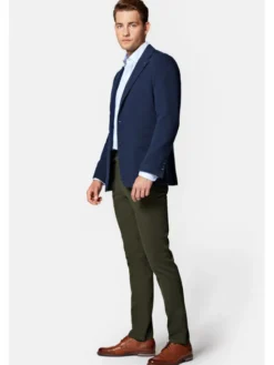 Lancerto Marynarka Tramore MA131223000002 Granatowy Slim Fit