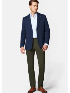 Lancerto Marynarka Tramore MA131223000002 Granatowy Slim Fit